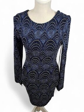 Iris Stretchy Bodycon Wiggle Sparkle Dress